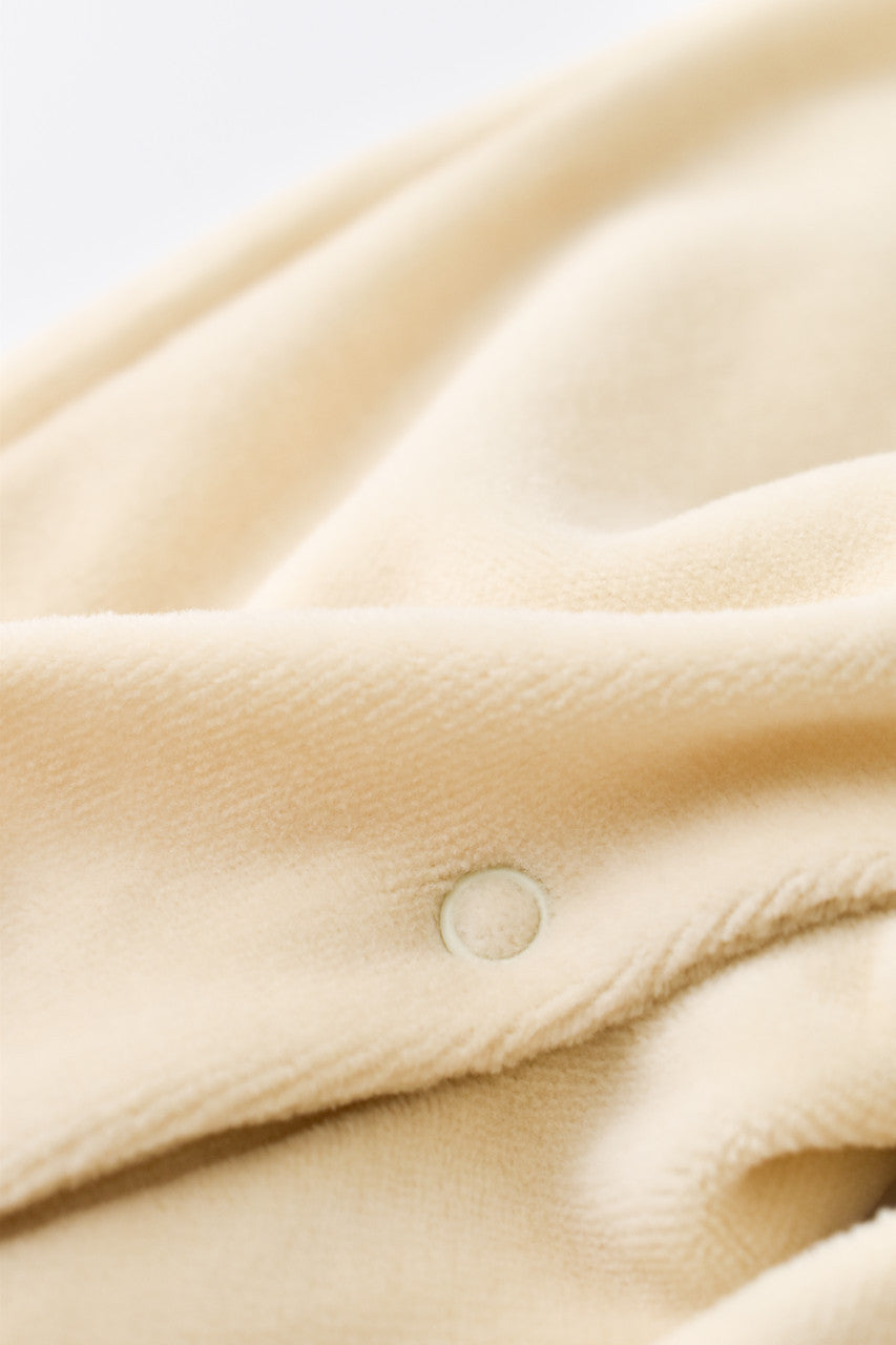 Salopeta Ursulet cu maneca lunga si botosei din 80%bumbac organic si 20% poliester - , BabyCosy